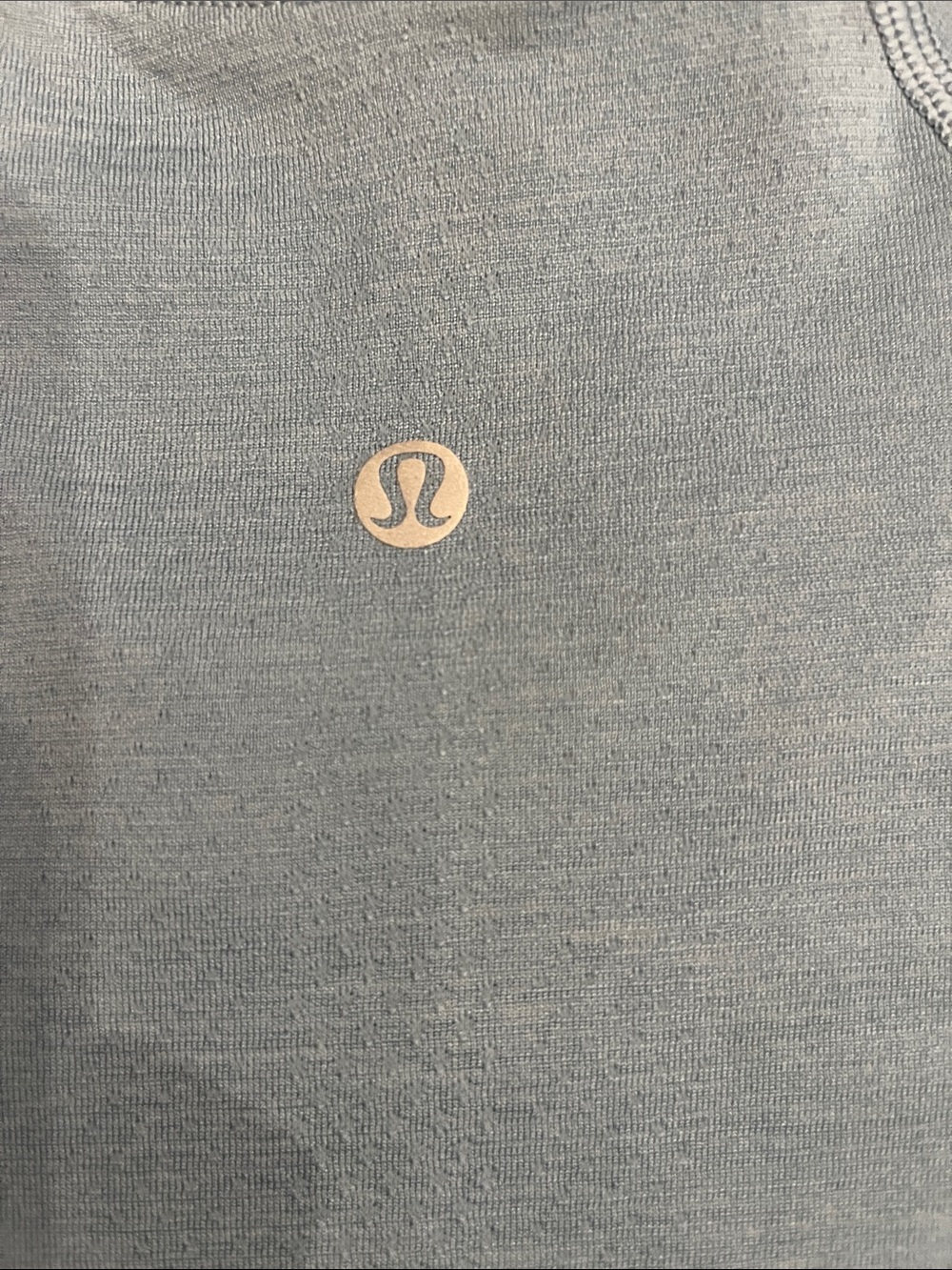 lululemon athletica Crew Neck Active Top in Dusty Blue - Picture 4 of 4